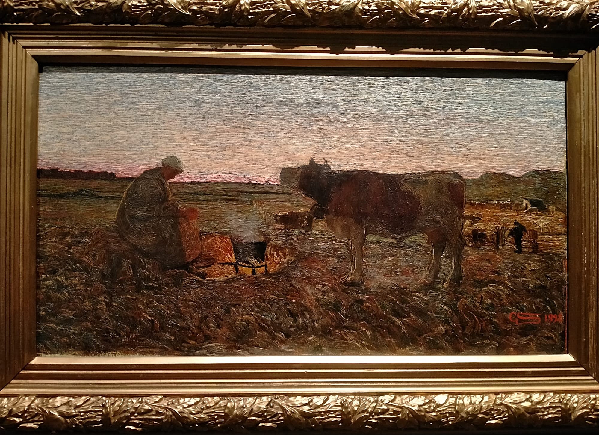 Giovanni Segantini, "L'ora mesta", 1892 (foto Alessandro Tich)