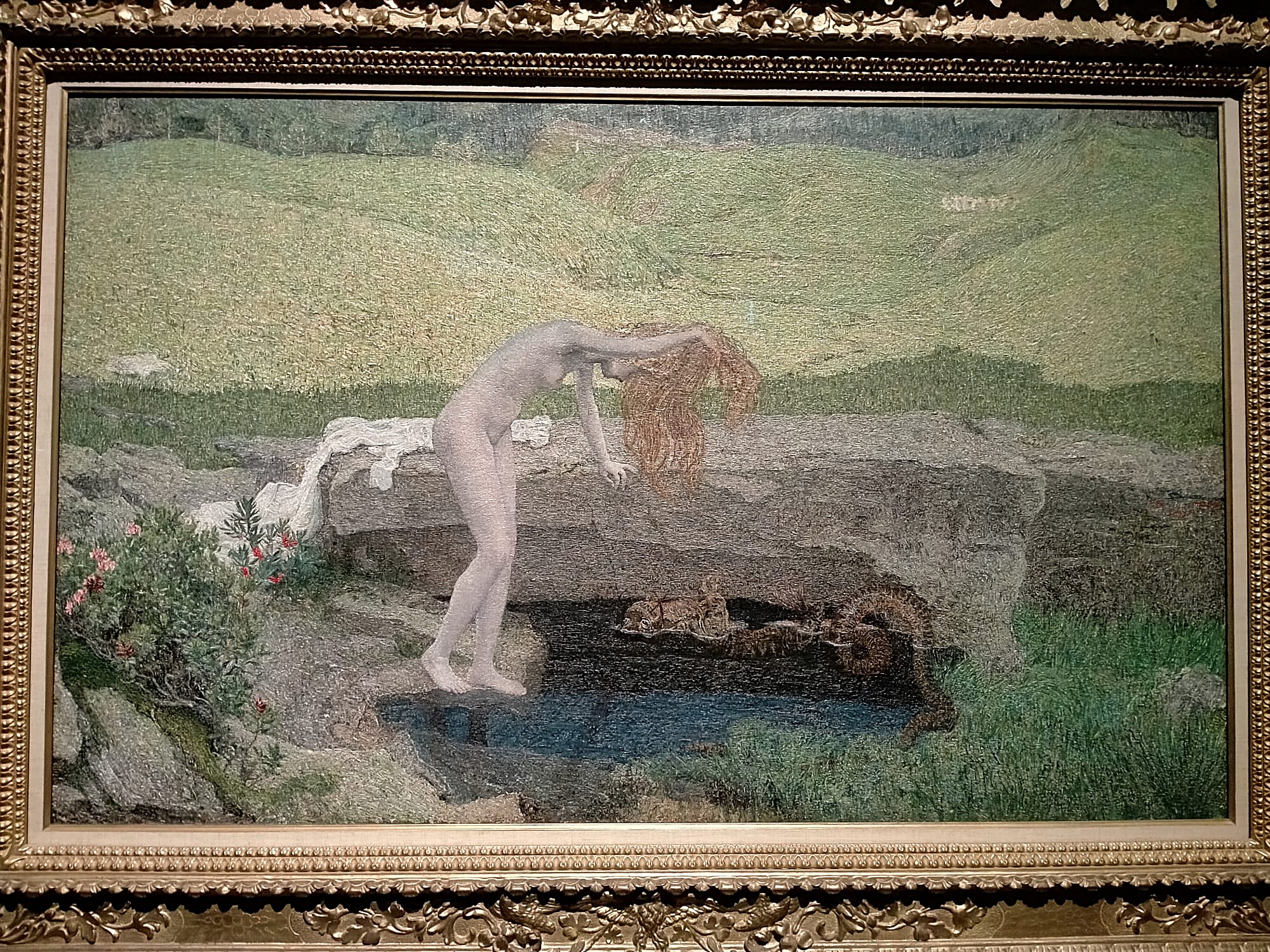 Giovanni Segantini, "La vanità", 1897 (foto Alessandro Tich)