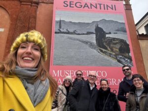 Sul carro dei Segantini