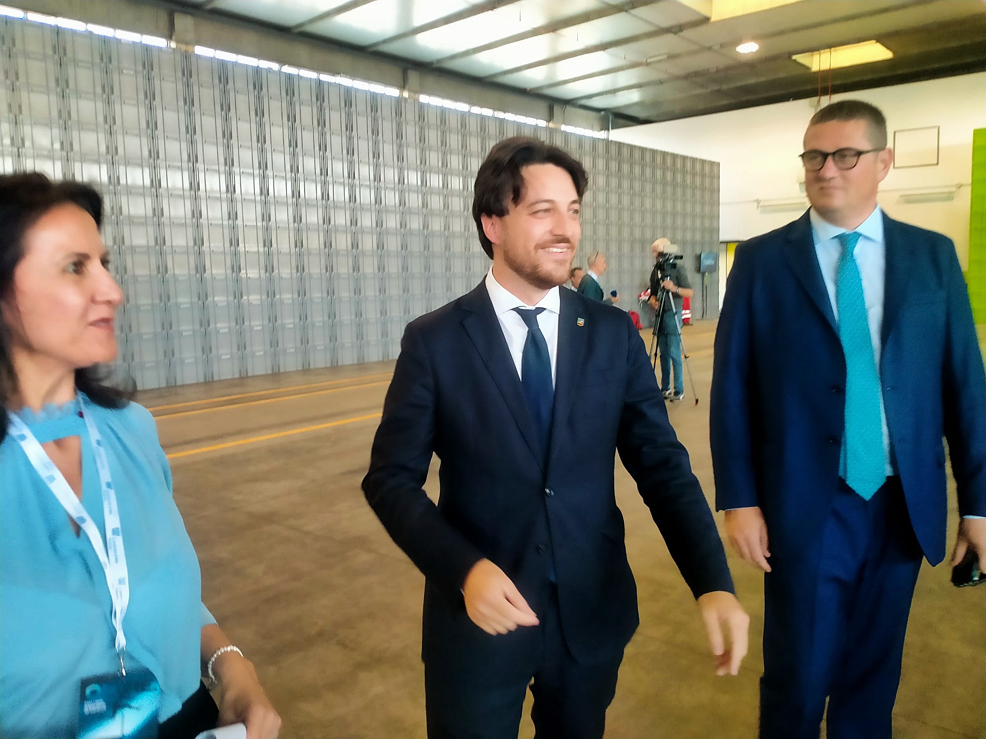 Il governatore Alberto Stefani
