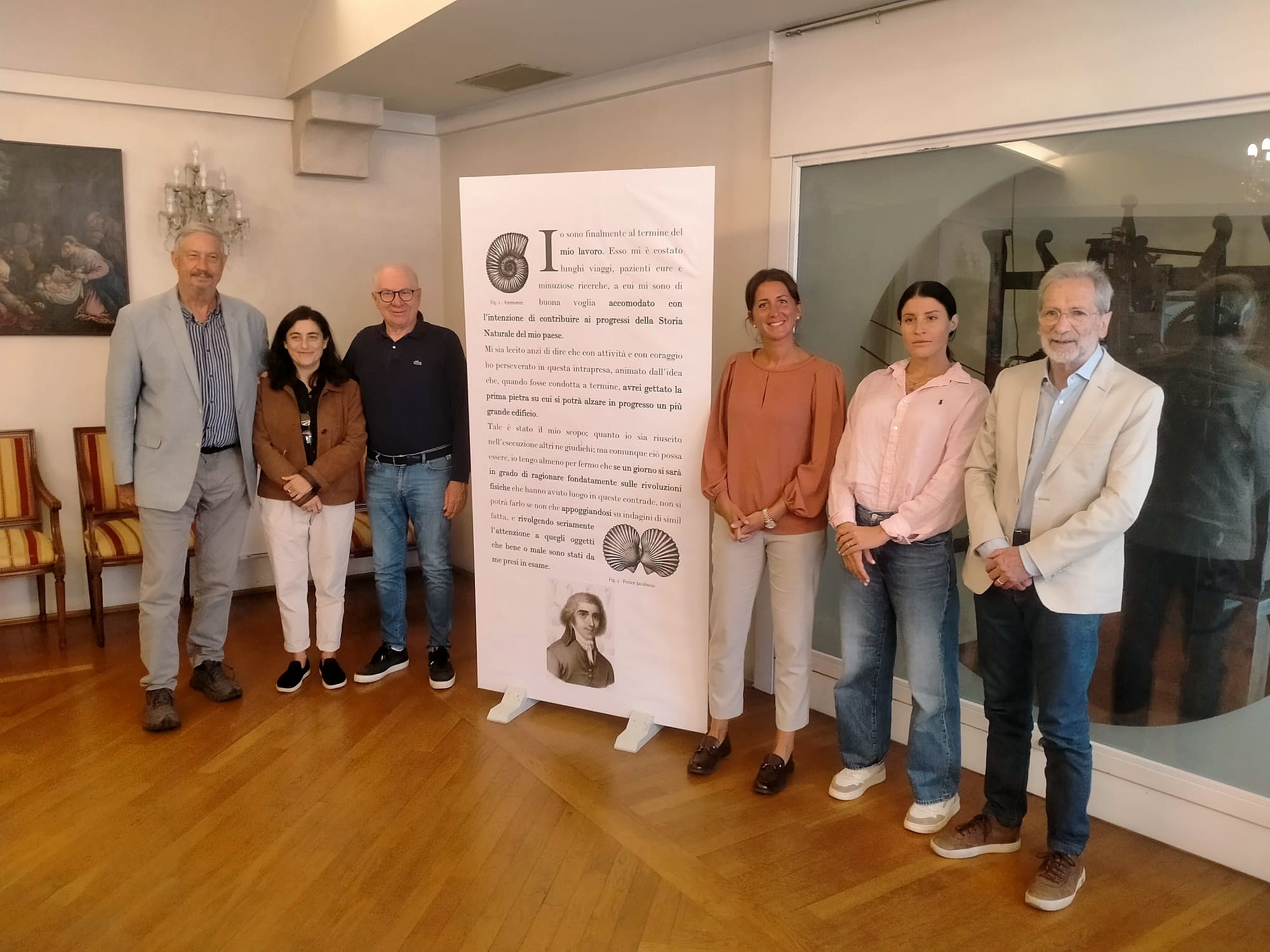 Da sinistra: Bernardo Finco, Barbara Guidi, Gianni Tasca, Giada Pontarollo, Francesca Finco, Giuseppe Busnardo